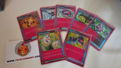 Lot Cartes Pokémon 7 High Tech EV5: Une collection neuve et authentique à ne pas manquer!