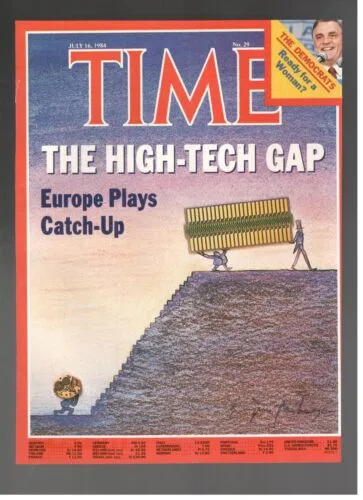 The High-Tech Gap: 1984 Time Solo Le Cover D’Origine De Encadrer