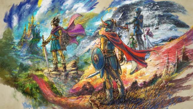 Art clé des remakes de Dragon Quest HD-2D.