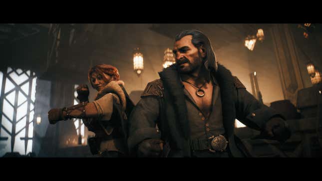 Varric et Scout Harding.