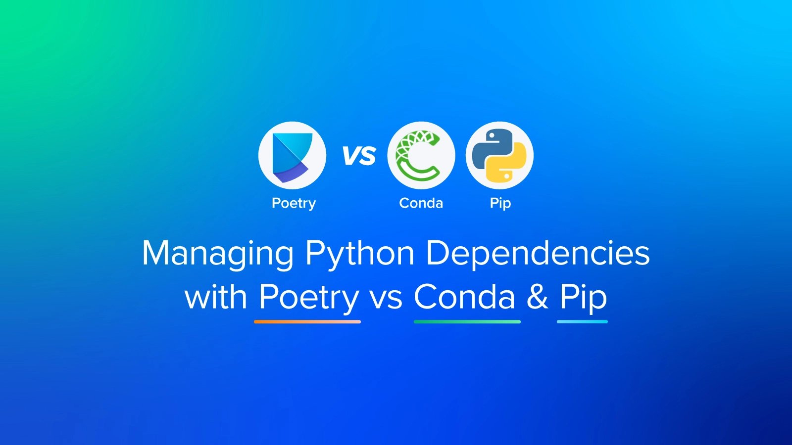 Gestion des dépendances Python avec Poetry vs Conda & Pip