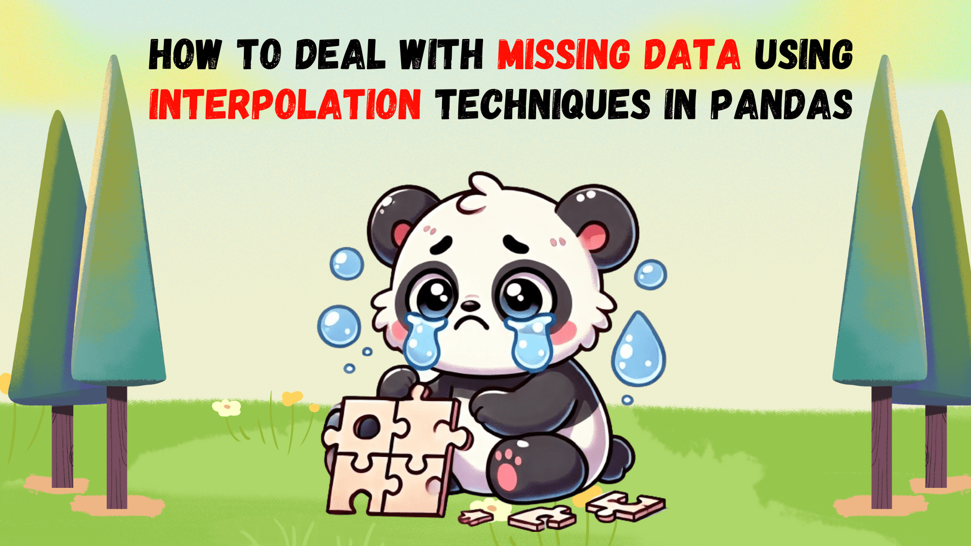 Données manquantes utilisant des techniques d'interpolation dans Pandas