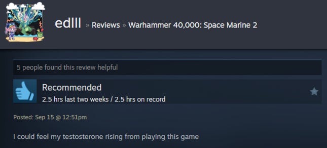 Image de l'article intitulé Warhammer 40,000: Space Marine 2, tel que raconté par Steam Reviews