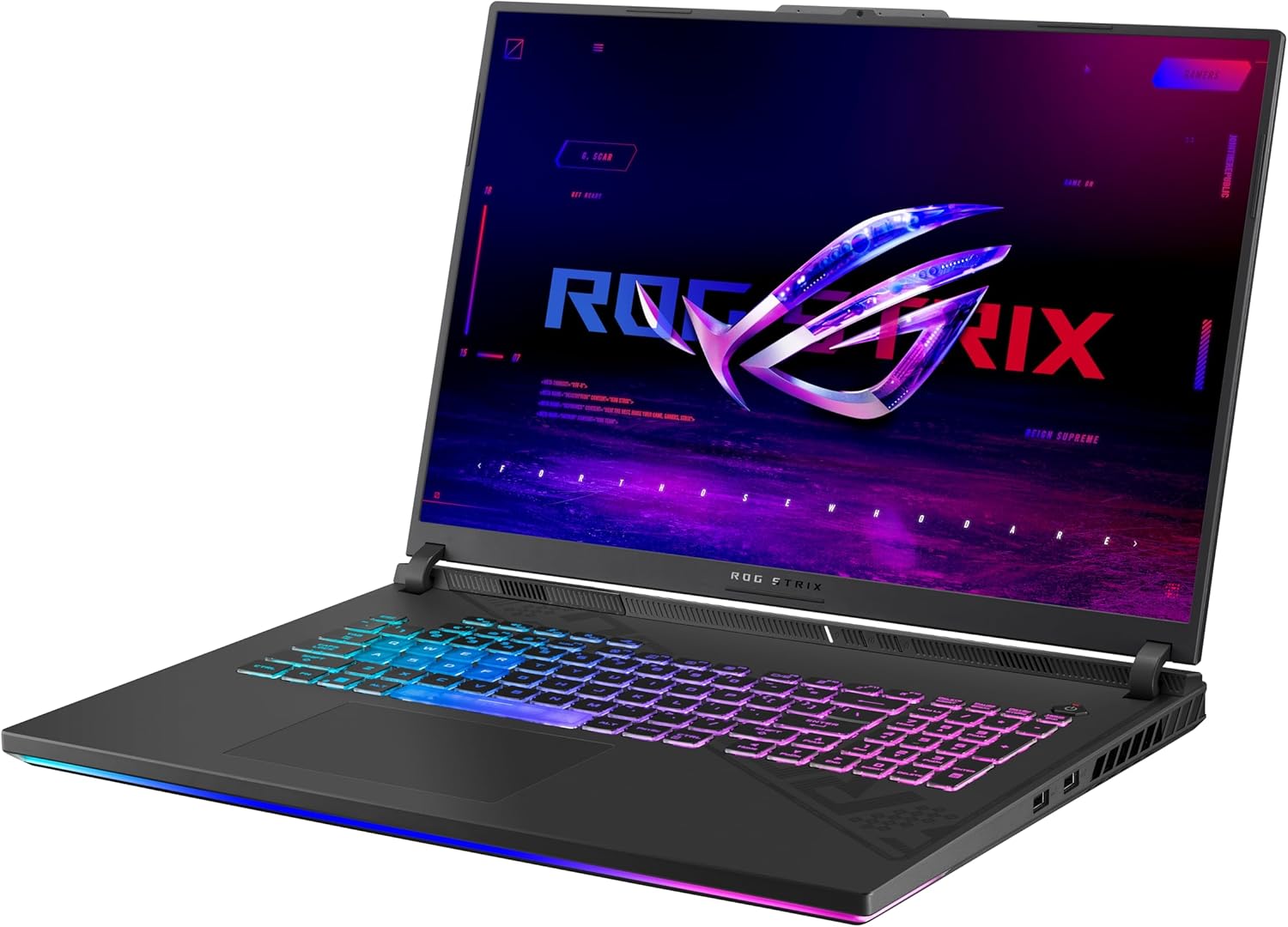 1729900873_380_Asus-ROG-Strix-G18-G814JV-N5193W-18-Pouces-FHD-165Hz-PC Asus ROG Strix G18 G814JV-N5193W 18 Pouces FHD+ 165Hz PC Portable (Intel Core i9-13980HX 5.6Ghz, 32Go DDR5 4800Mhz, 1To SSD, NVIDIA GeForce RTX 4060 TGP 140W, Windows 11 Home) - Clavier AZERTY  ( 1 999,95€ ) Shopping 