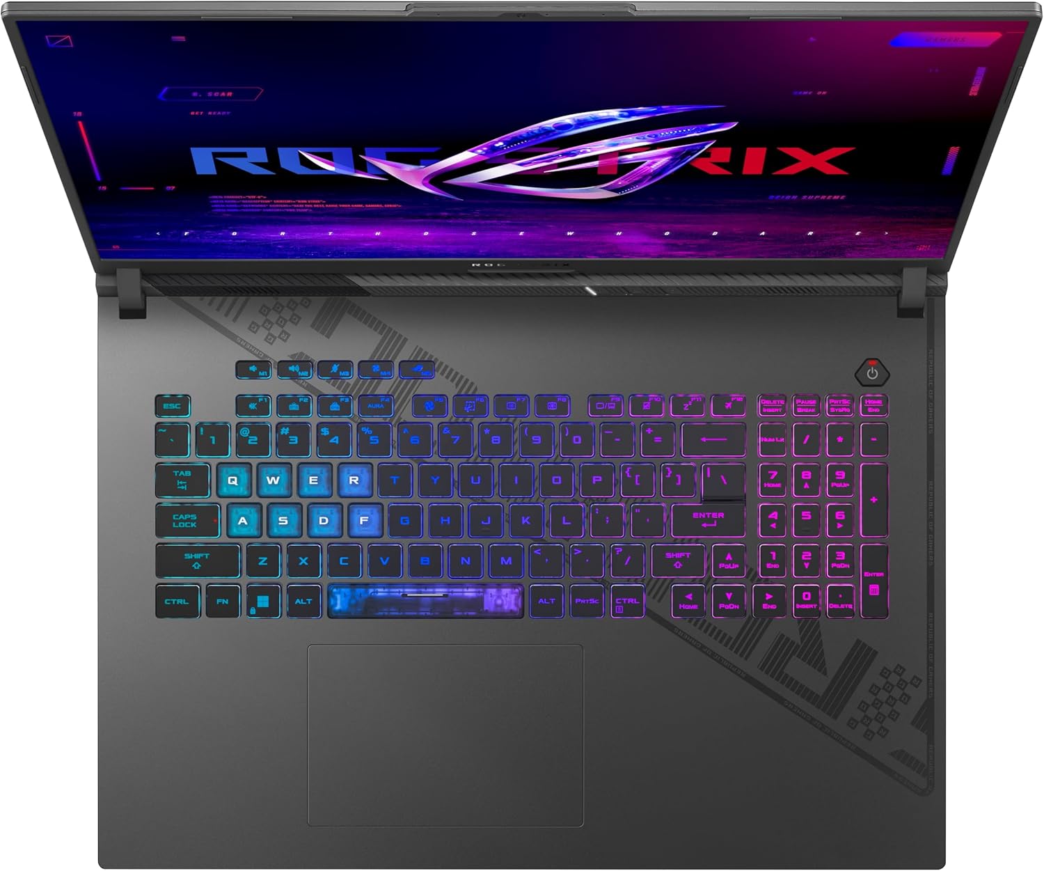 1729900873_915_Asus-ROG-Strix-G18-G814JV-N5193W-18-Pouces-FHD-165Hz-PC Asus ROG Strix G18 G814JV-N5193W 18 Pouces FHD+ 165Hz PC Portable (Intel Core i9-13980HX 5.6Ghz, 32Go DDR5 4800Mhz, 1To SSD, NVIDIA GeForce RTX 4060 TGP 140W, Windows 11 Home) - Clavier AZERTY  ( 1 999,95€ ) Shopping 