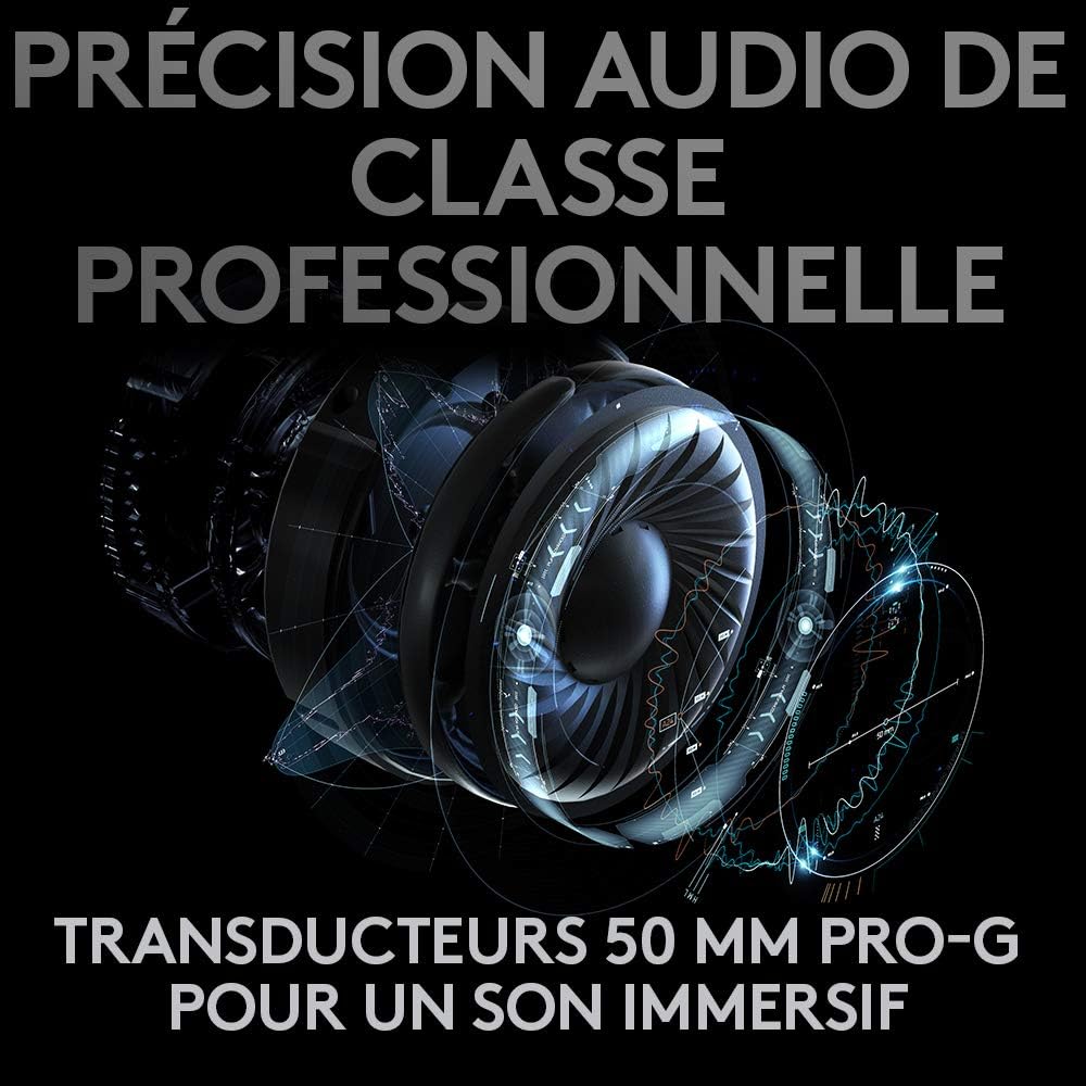 1730110865_965_Logitech-G-PRO-X-LIGHTSPEED-Casque-gaming-sans-fil-avec Logitech G PRO X LIGHTSPEED Casque gaming sans fil avec technologie de filtre de micro Blue VOICE, transducteurs PRO-G 50mm, DTS Headphone: X 2.0, 20 heures de batterie, PC, PS5, PS4, Switch - Noir  ( <del>229,00€</del> - 119,82€ ) Shopping 