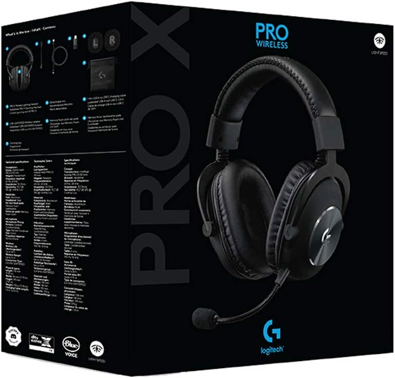 1730110866_598_Logitech-G-PRO-X-LIGHTSPEED-Casque-gaming-sans-fil-avec Logitech G PRO X LIGHTSPEED Casque gaming sans fil avec technologie de filtre de micro Blue VOICE, transducteurs PRO-G 50mm, DTS Headphone: X 2.0, 20 heures de batterie, PC, PS5, PS4, Switch - Noir  ( <del>229,00€</del> - 119,82€ ) Shopping 