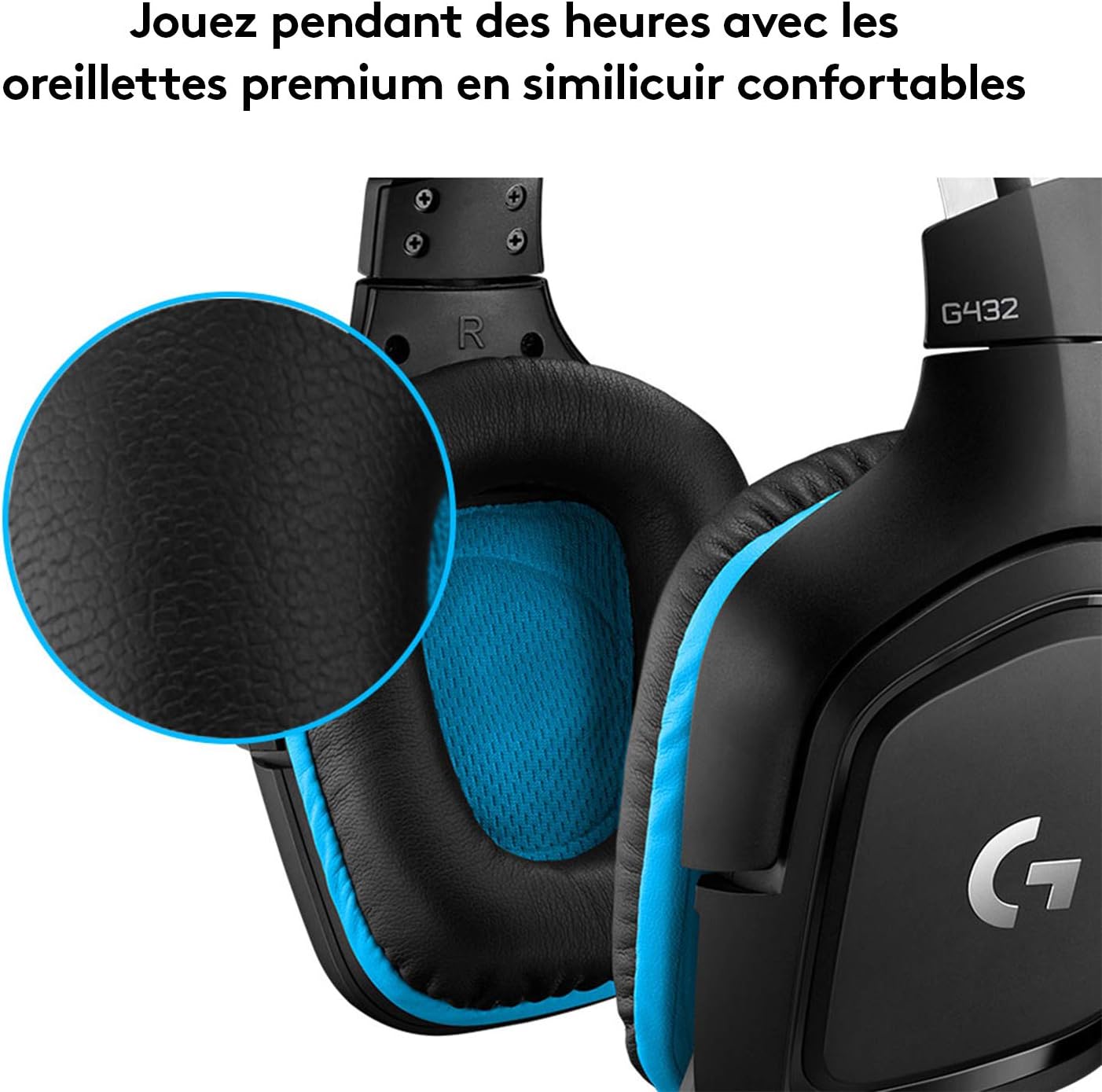 1730279531_412_Logitech-G432-Casque-Gamer-Filaire-Son-71-Surround-DTS-HeadphoneX Logitech G432 Casque Gamer Filaire, Son 7.1 Surround, DTS Headphone:X 2.0, Transducteurs 50mm, USB/Audio Jack 3,5mm, Micro avec Sourdine Flip-Up, Poids Léger ,PC/Xbox One/PS4/Nintendo Switch - Noir  ( <del>89,99€</del> - 54,40€ ) Shopping 