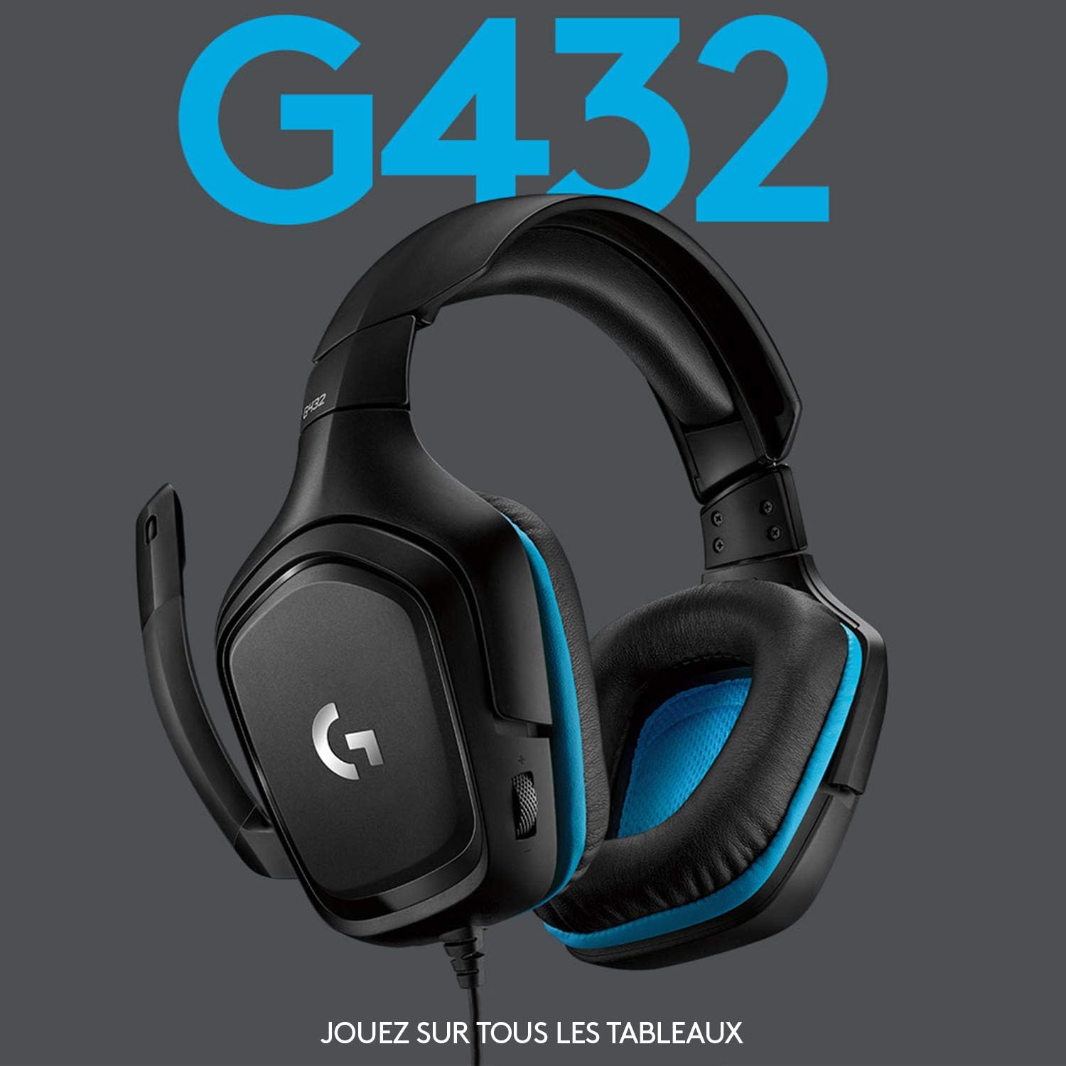 1730279531_725_Logitech-G432-Casque-Gamer-Filaire-Son-71-Surround-DTS-HeadphoneX Logitech G432 Casque Gamer Filaire, Son 7.1 Surround, DTS Headphone:X 2.0, Transducteurs 50mm, USB/Audio Jack 3,5mm, Micro avec Sourdine Flip-Up, Poids Léger ,PC/Xbox One/PS4/Nintendo Switch - Noir  ( <del>89,99€</del> - 54,40€ ) Shopping 