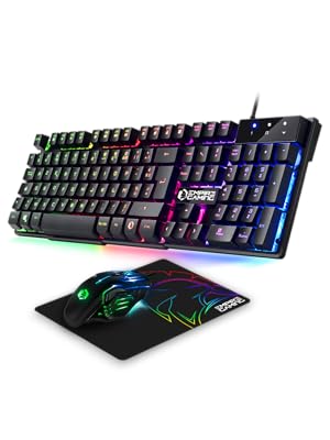 1730412042_783_EMPIRE-GAMING-Pack-MK800-Filaire-Clavier-Gaming-AZERTY EMPIRE GAMING - Pack MK800 Filaire - Clavier Gaming AZERTY (Layout Français) RGB 105 Touches 19 Touches Anti-Ghosting - Souris Gamer 2400 DPI - Tapis de Souris - PC PS4 PS5 Xbox One/Series Mac  ( <del>34,99€</del> - 33,99€ ) Shopping 