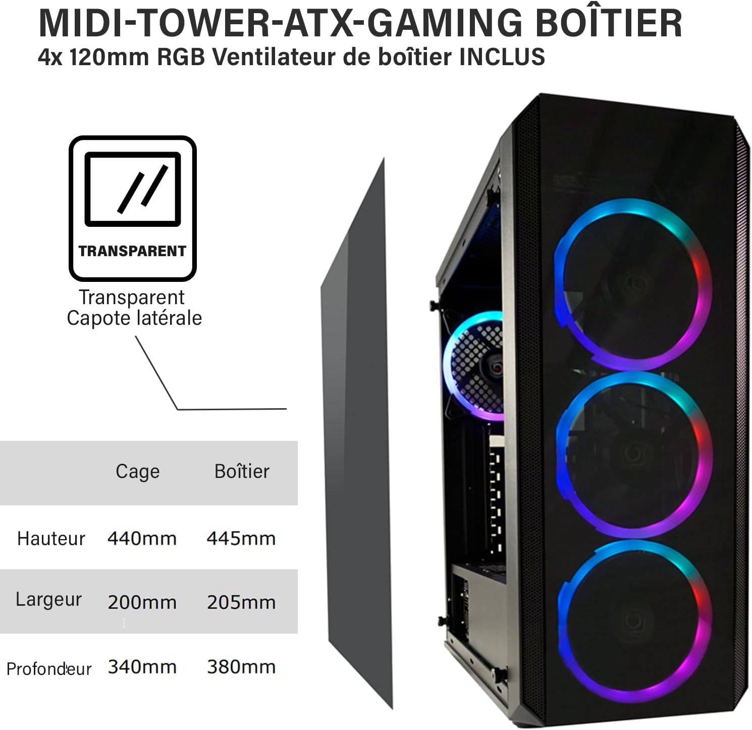 1730554276_754_Greed®-MK2-Pro-High-End-PC-Gamer-Intel Greed® MK2 Pro - High End PC Gamer - Intel Core i9-10900F + Nvidia Geforce RTX 4070 - Ordinateur RGB Ultra Rapide + PC Gaming 4K Raytracing avec 5,3 GHZ - 32 Go DDR4 RAM - 1 TB SSD - WLAN + W11 Pro  ( 1 349,90€ ) Shopping 