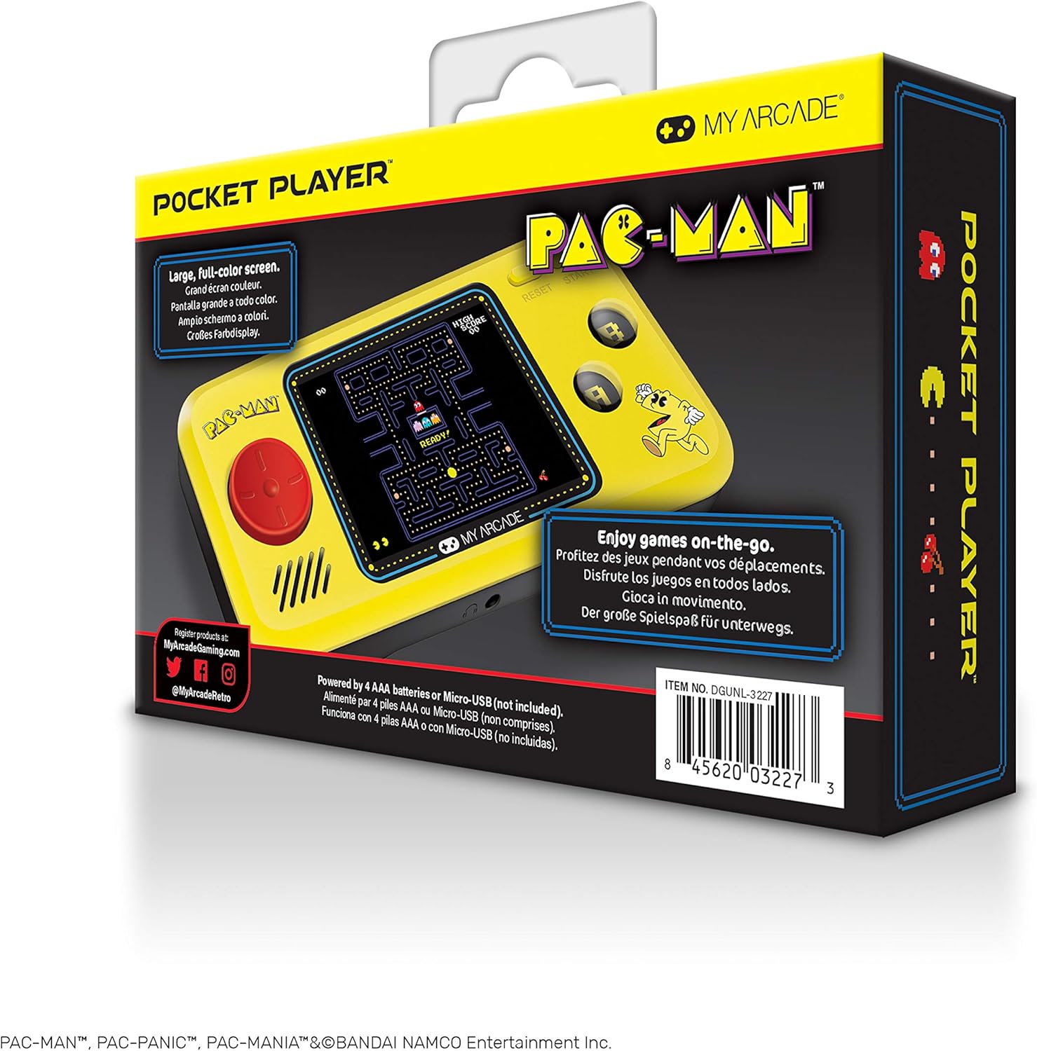 1730700952_385_My-Arcade-Pocket-Player-Pac-Man-Console-de-Jeu My Arcade - Pocket Player Pac-Man - Console de Jeu Portable - 3 Jeux en 1  ( 44,99€ ) Shopping 