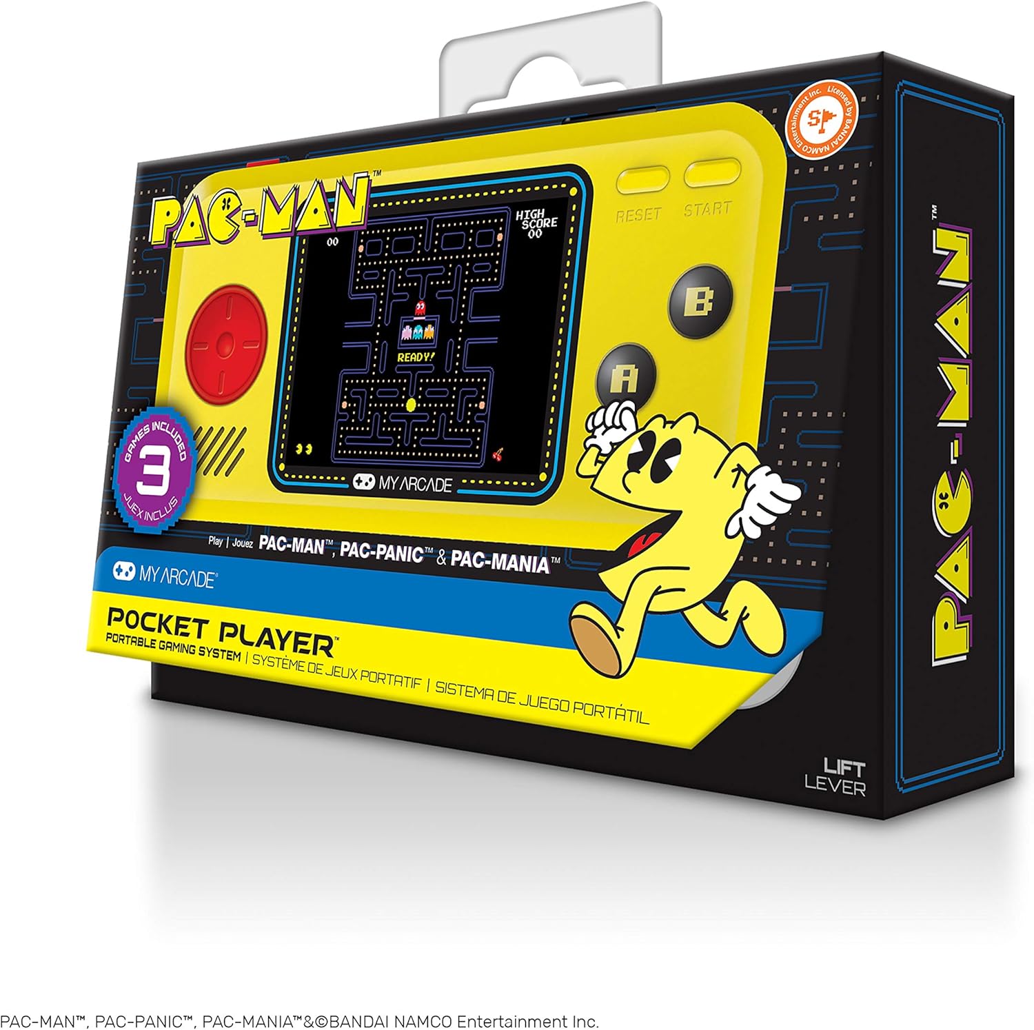 1730700952_962_My-Arcade-Pocket-Player-Pac-Man-Console-de-Jeu My Arcade - Pocket Player Pac-Man - Console de Jeu Portable - 3 Jeux en 1  ( 44,99€ ) Shopping 