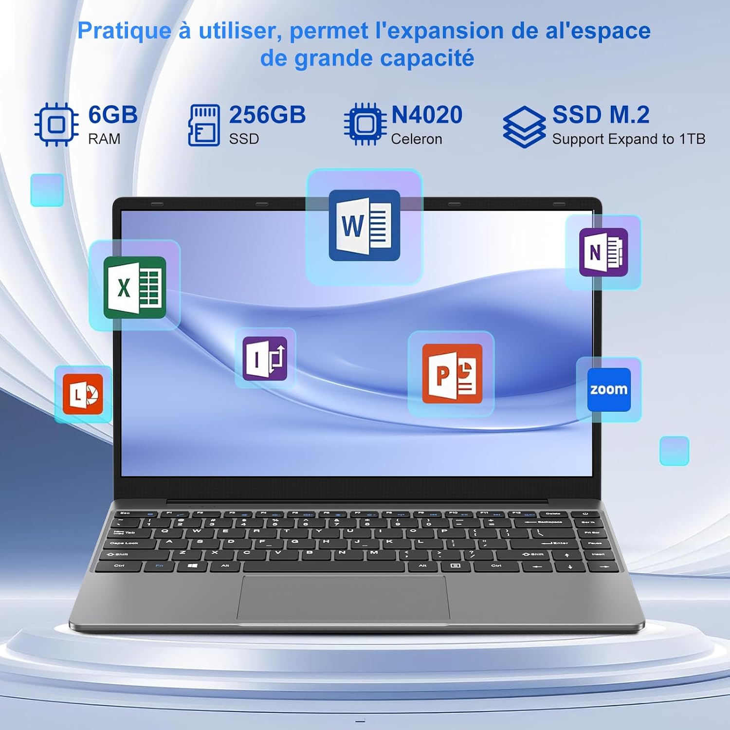 1730799536_620_NOTODD-Ordinateur-Portable14-Pouces-256-Go-Soutien-Extension-SSD-1TB NOTODD Ordinateur Portable14 Pouces, 256 Go Soutien Extension SSD 1TB Celeron N4020 Win11 PC Portable 2.4+5G WiFi Mini HDMI BT4.2 inclut Souris sans Fil & AZERTY Membrane-Gris  ( €299,99 ) Shopping 