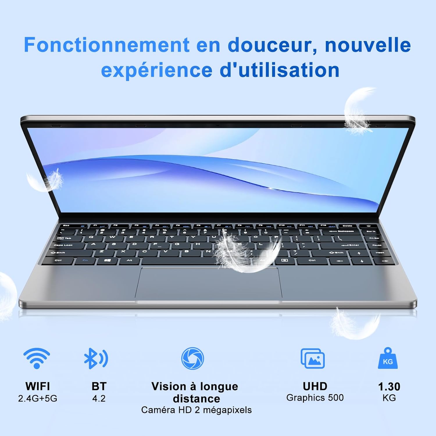 1730799536_897_NOTODD-Ordinateur-Portable14-Pouces-256-Go-Soutien-Extension-SSD-1TB NOTODD Ordinateur Portable14 Pouces, 256 Go Soutien Extension SSD 1TB Celeron N4020 Win11 PC Portable 2.4+5G WiFi Mini HDMI BT4.2 inclut Souris sans Fil & AZERTY Membrane-Gris  ( €299,99 ) Shopping 