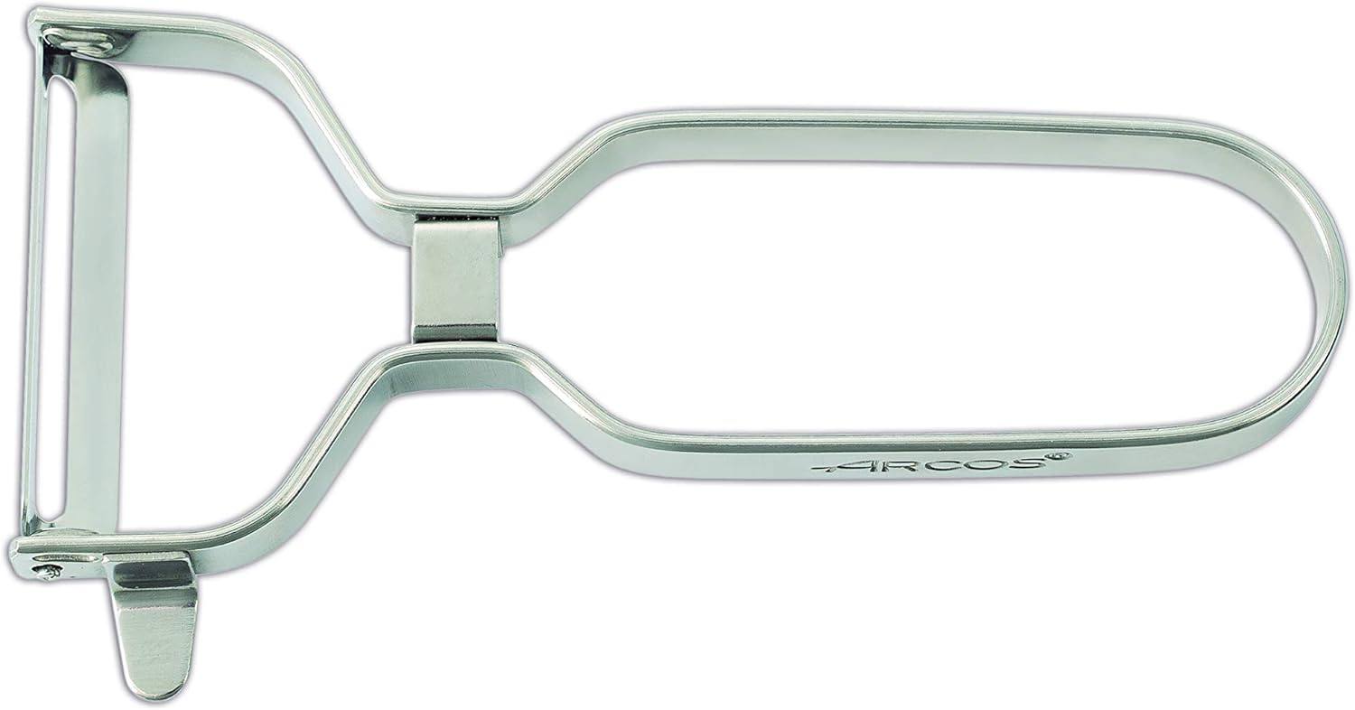 1730882065_141_ARCOS-Eplucheur-Professionnel-130mm-en-Acier-Inoxydable-Chrome-pour-Eplucher ARCOS Éplucheur Professionnel 130mm en Acier Inoxydable Chromé pour Éplucher Fruits et Légumes. Ustensile de Cuisine pour Coupes Fines. Gadget Chef avec Design Ergonomique. Couleur Argent.  ( 6,18€ ) Shopping 