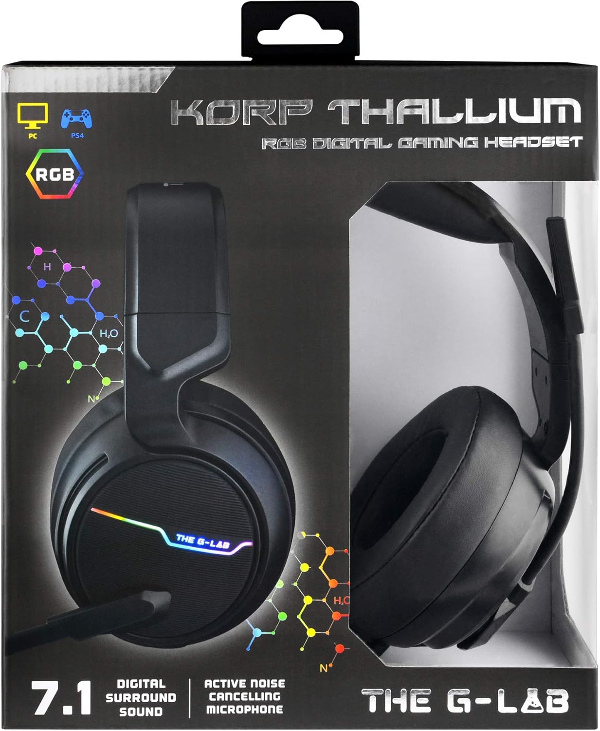 1730988023_597_THE-G-LAB-Korp-THALLIUM-Casque-Gaming-USB-Son-71-Digital THE G-LAB Korp THALLIUM Casque Gaming USB Son 7.1 Digital Surround - Micro Casque Gamer Audio Haute Qualité - Microphone à réduction de bruits - LED RGB - Compatible PC PS4 PS5 (Noir)  ( 40,26€ ) Shopping 