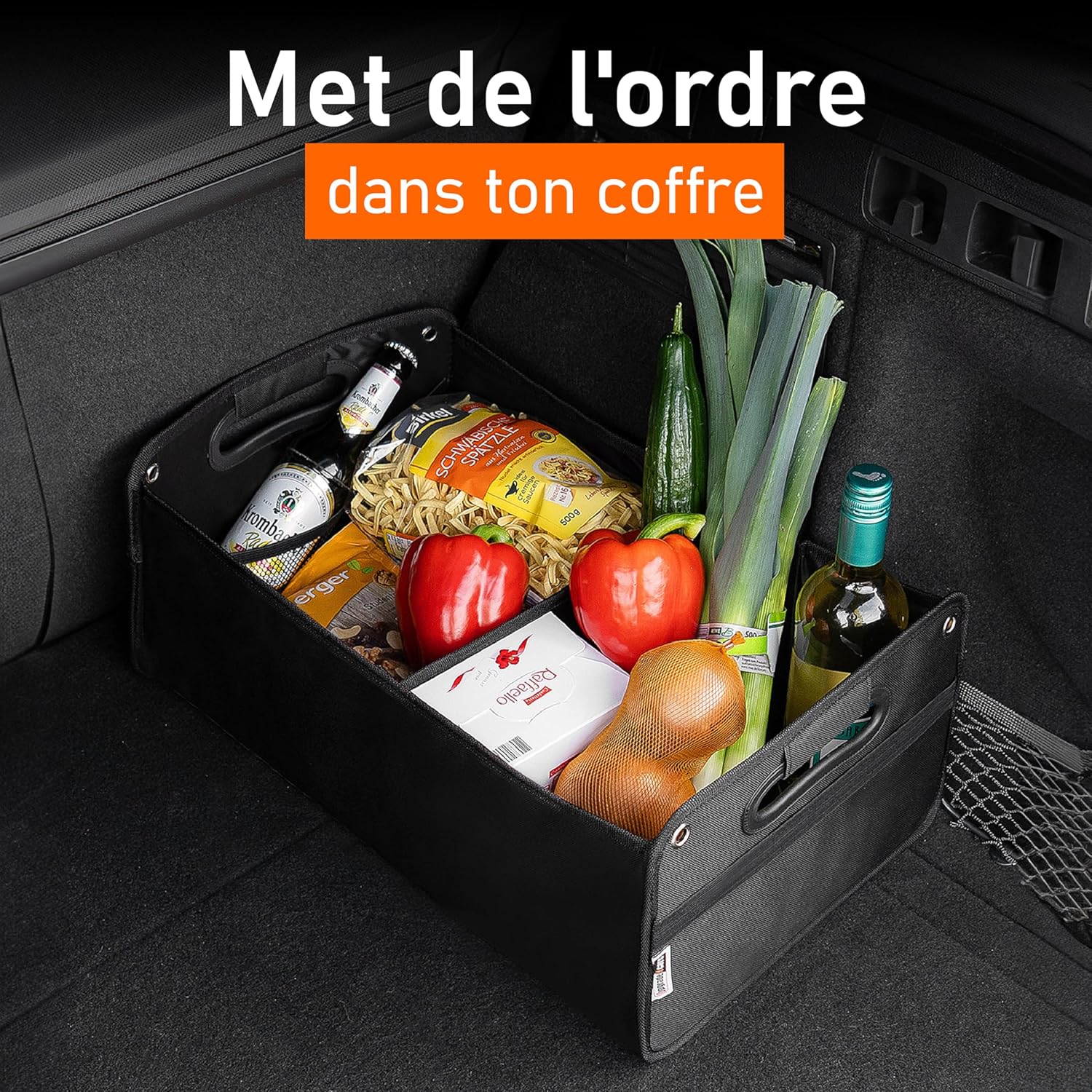 1731122667_841_Upgrade4cars-Organisateur-de-Coffre-de-Voiture-Pliable-Sac-de Upgrade4cars Organisateur de Coffre de Voiture Pliable | Sac de Coffre pour Auto Universelle en Noir | Boîte de Rangement Voiture Durable | Gadget Utile  ( 21,95€ ) Shopping 