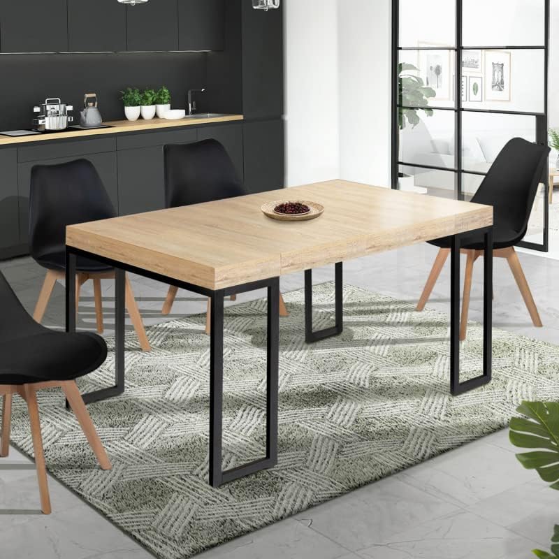 1731152472_348_IDMarket-Table-Console-Extensible-Toronto-6-Personnes-140-cm IDMarket - Table Console Extensible Toronto 6 Personnes 140 cm Design Industriel  ( <del>169,99€</del> - 159,99€ ) Shopping 