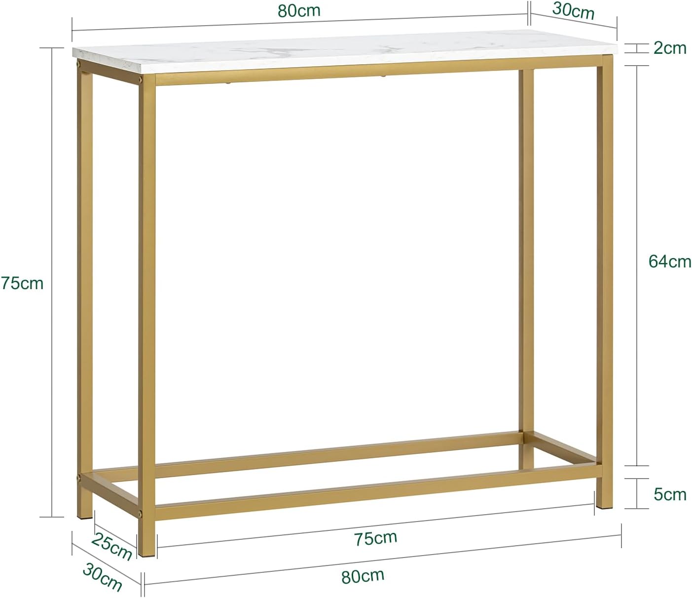 1731208855_187_SoBuy-FSB29-G-Table-Console-Table-dAppoint-Bout-de-Canape-Table SoBuy FSB29-G Table Console Table d'Appoint Bout de Canapé Table d’Entrée Effet Marbre Cadre et 4 Pieds en Fer Haute Qualité – L80cm x P30cm x H75cm - Doré  ( 59,90€ ) Shopping 