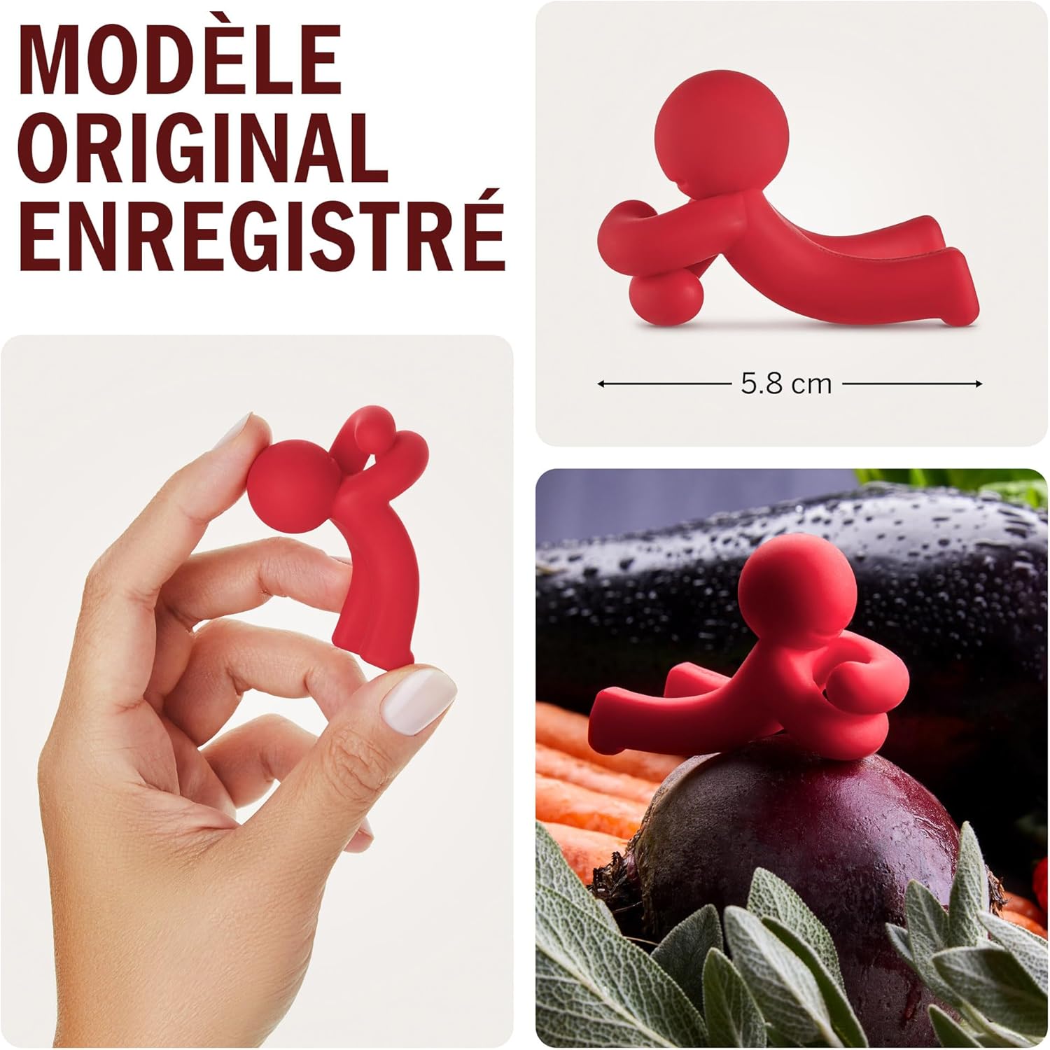 1731420049_30_Hug-Doug-Porte-cuillere-et-souleve-couvercle-Repose-cuillere-en-silicone Hug Doug Porte-cuillère et soulève-couvercle | Repose-cuillère en silicone | Porte-cuillère pour poêle | Gadgets de cuisine sympas et accessoires de cuisine mignons | par Monkey Business.  ( 14,99€ ) Shopping 