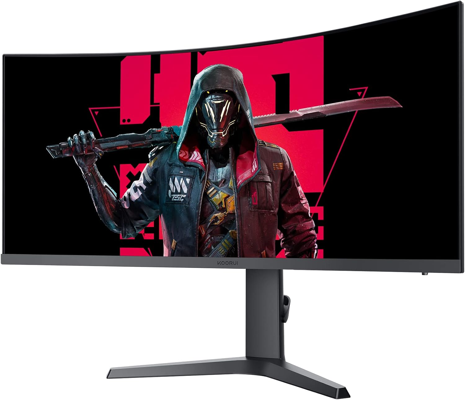 1731442554_640_KOORUI-Ecran-PC-Gaming-Incurve-34-Pouces-165Hz-Moniteur-PC KOORUI Écran PC Gaming Incurvé 34 Pouces 165Hz, Moniteur PC WQHD 3440x1440, 1000R, 1MS, VA, DCI-P3 90%, Adaptive Sync, 2xHDMI 100Hz & Display Port 165Hz, VESA 75 * 75mm  ( <del>309,99€</del> - 299,99€ ) Shopping 