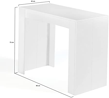 1731657197_607_IDMarket-Table-Console-Extensible-Orlando-6-Personnes-140-cm IDMarket - Table Console Extensible Orlando 6 Personnes 140 cm Bois Blanc  ( <del>134,99€</del> - 119,99€ ) Shopping 