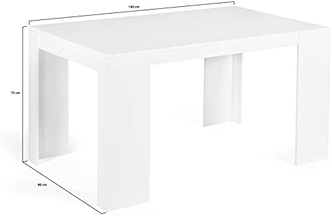 1731657199_169_IDMarket-Table-Console-Extensible-Orlando-6-Personnes-140-cm IDMarket - Table Console Extensible Orlando 6 Personnes 140 cm Bois Blanc  ( <del>134,99€</del> - 119,99€ ) Shopping 