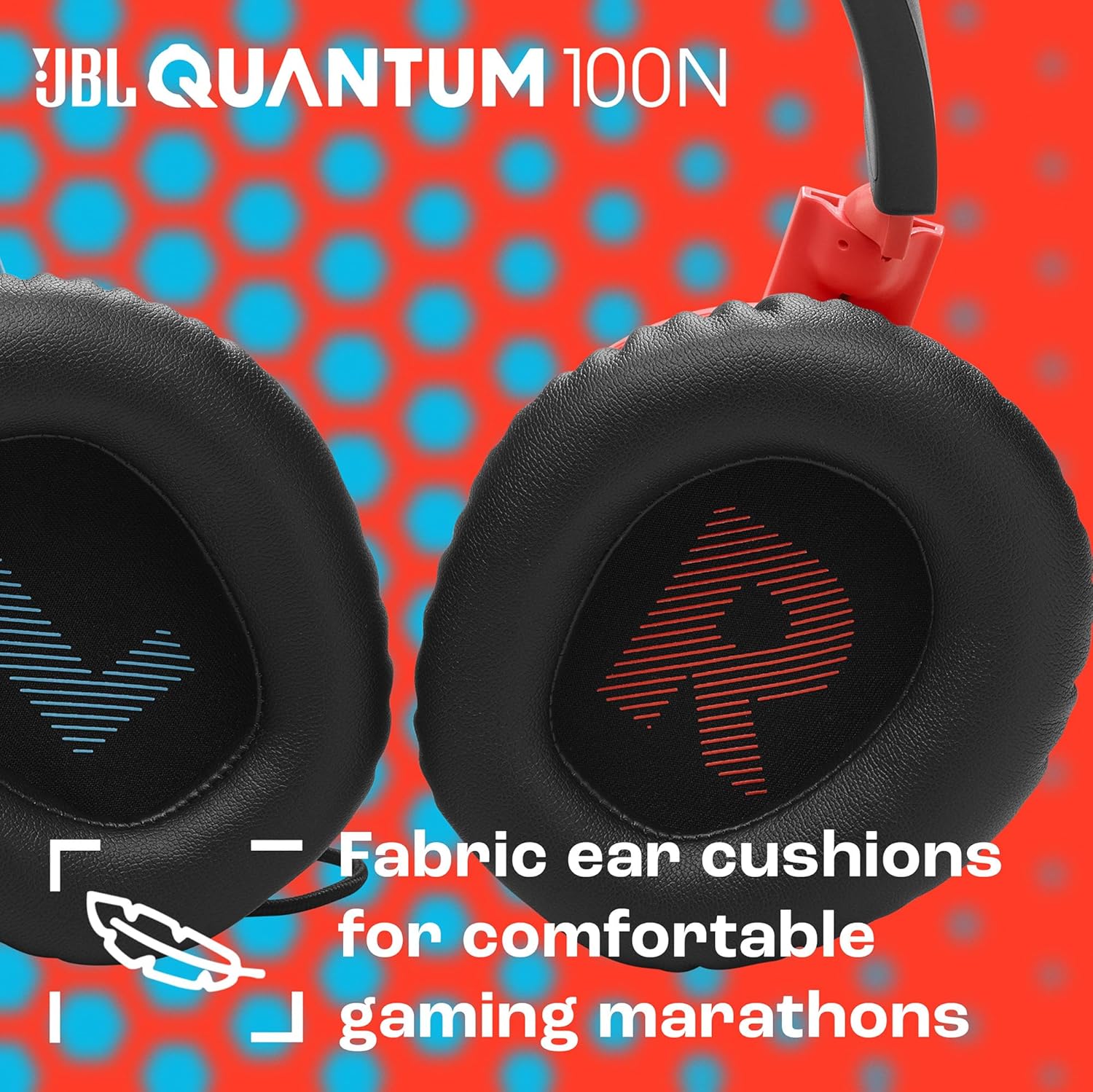 1731661031_879_JBL-Quantum-100N-casque-gaming-circum-auriculaire-filaire-micro-amovible-QuantumSURROUND JBL Quantum 100N, casque gaming circum-auriculaire filaire, micro amovible, QuantumSURROUND Signature, comfortable, compatibilité multiplateformes et Windows Sonic Spatial Sound, en rouge et bleu  ( <del>39,99€</del> - 29,99€ ) Shopping 