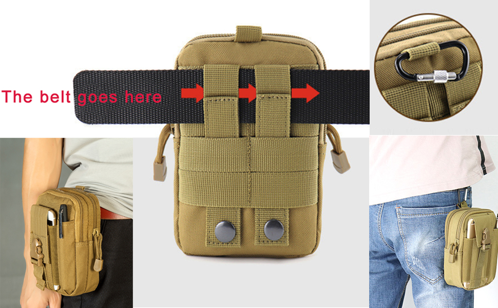 1731796006_425_ZhaoCo-Sac-Tactique-Ceinture-Sacoche-Ceinture-Nylon-Molle-EDC-Gadget ZhaoCo Sac Tactique Ceinture, Sacoche Ceinture Nylon Molle EDC Gadget Utilitaire téléphone cellulaire pour Randonnée Voyage Sport Plein-air  ( 10,99€ ) Shopping 