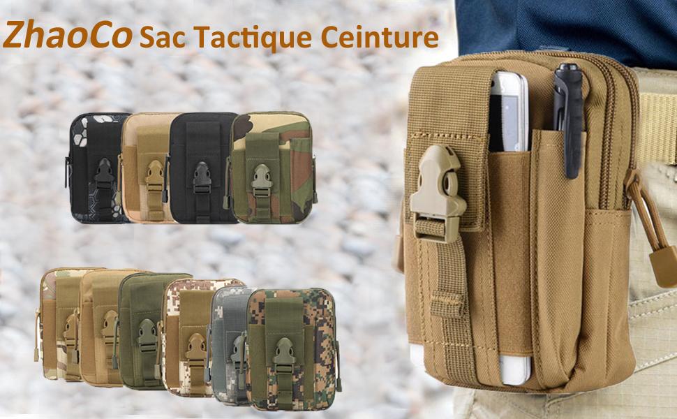 1731796006_633_ZhaoCo-Sac-Tactique-Ceinture-Sacoche-Ceinture-Nylon-Molle-EDC-Gadget ZhaoCo Sac Tactique Ceinture, Sacoche Ceinture Nylon Molle EDC Gadget Utilitaire téléphone cellulaire pour Randonnée Voyage Sport Plein-air  ( 10,99€ ) Shopping 