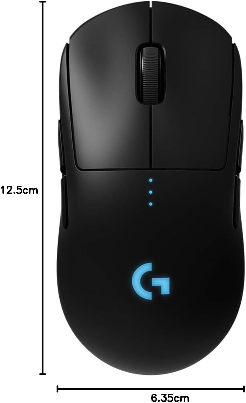 1731811005_412_Logitech-G-PRO-Radio-frequence-Souris-Gamer-sans-Fil-Capteur-Gaming Logitech G PRO Radio-fréquence Souris Gamer sans Fil, Capteur Gaming HERO 25K, 25 600 PPP, RVB, Ultra-Léger, 4 à 8 Boutons Programmables, Batterie Longue Durée, POWERPLAY-compatible, PC - Noire  ( <del>139,00€</del> - 95,86€ ) Shopping 