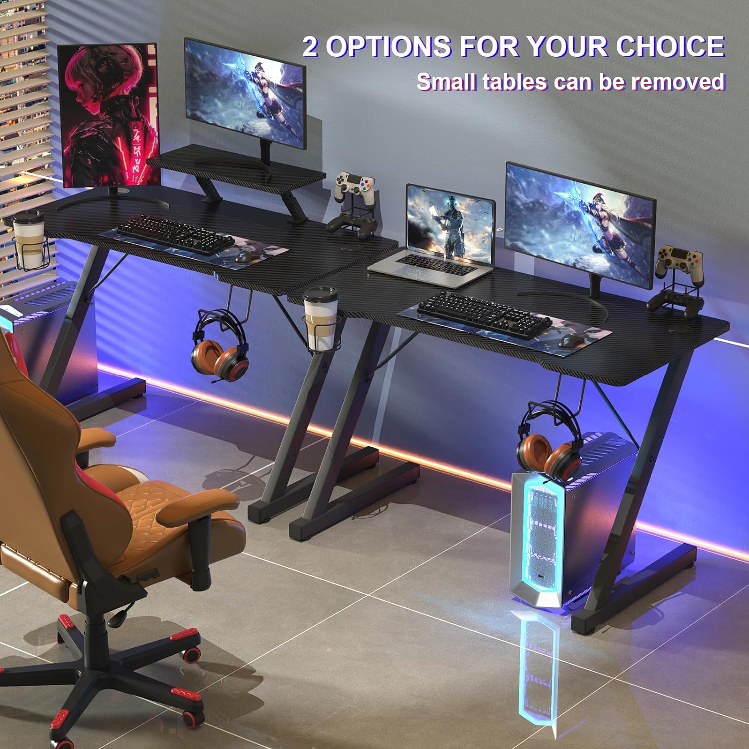 1731829495_628_PIPIPOXER-Bureau-Gaming-100x55cm-Bureau-Table-Gaming-avec-Support-dEcranBureau PIPIPOXER Bureau Gaming 100x55cm, Bureau Table Gaming avec Support d'Écran,Bureau Gaming avec Plateau en Fibre de Carbone,Gaming Desk Table de Jeu Ergonomique avec Porte Gobelet et Crochet pour Casque  ( 50,99€ ) Shopping 