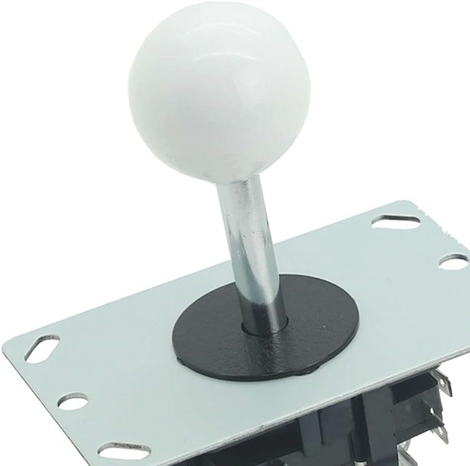 1731897090_257_Lot-de-2-tetes-de-joystick-rondes-de-35-mm Lot de 2 têtes de joystick rondes de 35 mm pour jeu d'arcade, poignée supérieure à boule à bascule, blanc  ( 39,27€ ) Shopping 