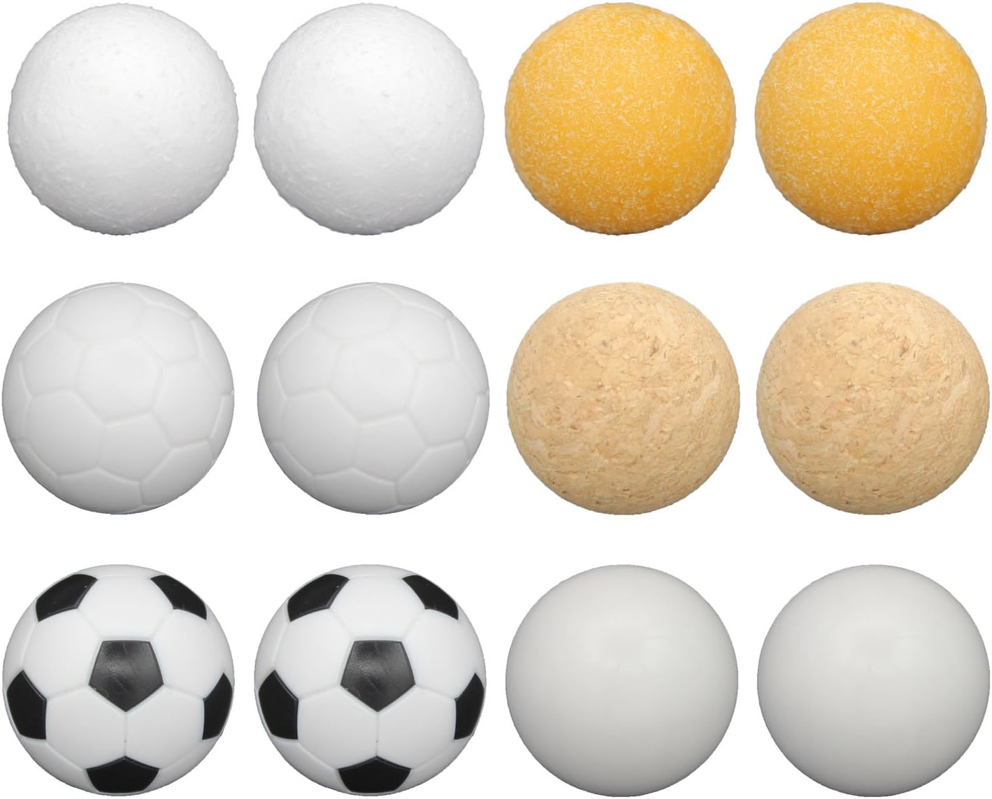 1731926846_585_GOODSGADGETS-12x-pieces-Boules-de-Speedball-pour-Table-de-Baby-Foot GOODS+GADGETS 12x pièces Boules de Speedball pour Table de Baby-Foot Jeu de Boules sélection de différents Types (liège, PE, PU, ABS) 35mm (12er Set)  ( 17,95€ ) Shopping 