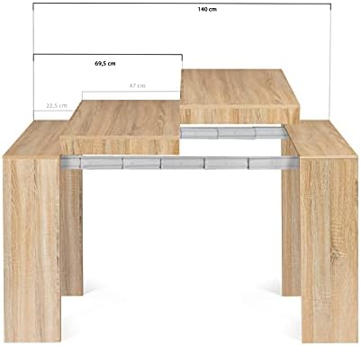 1732030283_357_IDMarket-Table-Console-Extensible-Orlando-6-Personnes-140-cm IDMarket - Table Console Extensible Orlando 6 Personnes 140 cm Bois façon hêtre  ( 119,99€ ) Shopping 