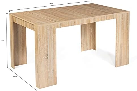 1732030283_452_IDMarket-Table-Console-Extensible-Orlando-6-Personnes-140-cm IDMarket - Table Console Extensible Orlando 6 Personnes 140 cm Bois façon hêtre  ( 119,99€ ) Shopping 