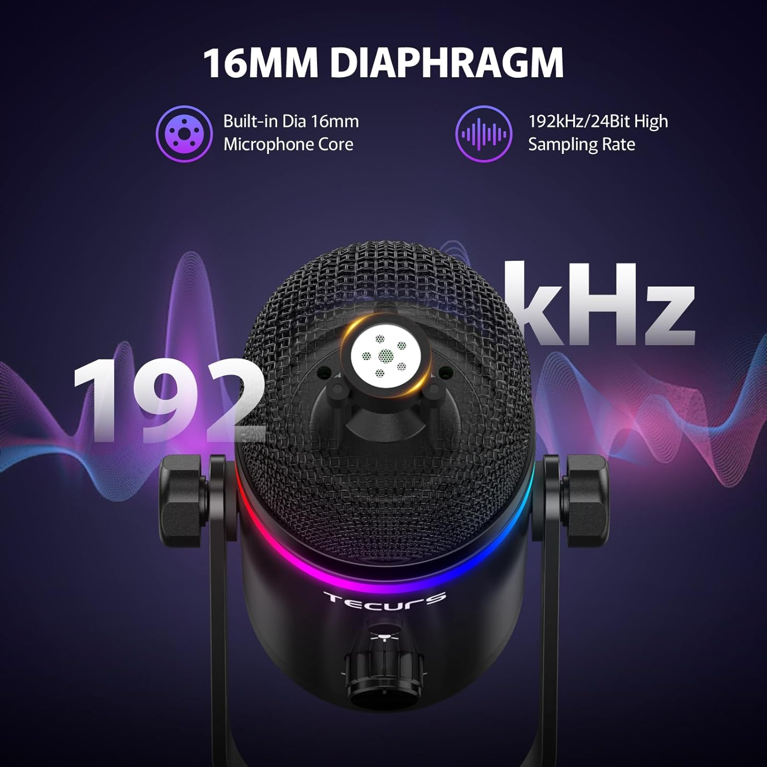 1732145614_636_TECURS-Micro-Gaming-Kit-Micro-Condensateur-RGB-avec-Bras TECURS Micro Gaming Kit - Micro Condensateur RGB avec Bras et Support Bureau, Bouton Silence, Contrôle de Gain, USB Microphone pour Podcast, Streaming, Enregistrement Musique, Android/Mac /PS4/PS5  ( <del>53,99€</del> - 45,89€ ) Shopping 