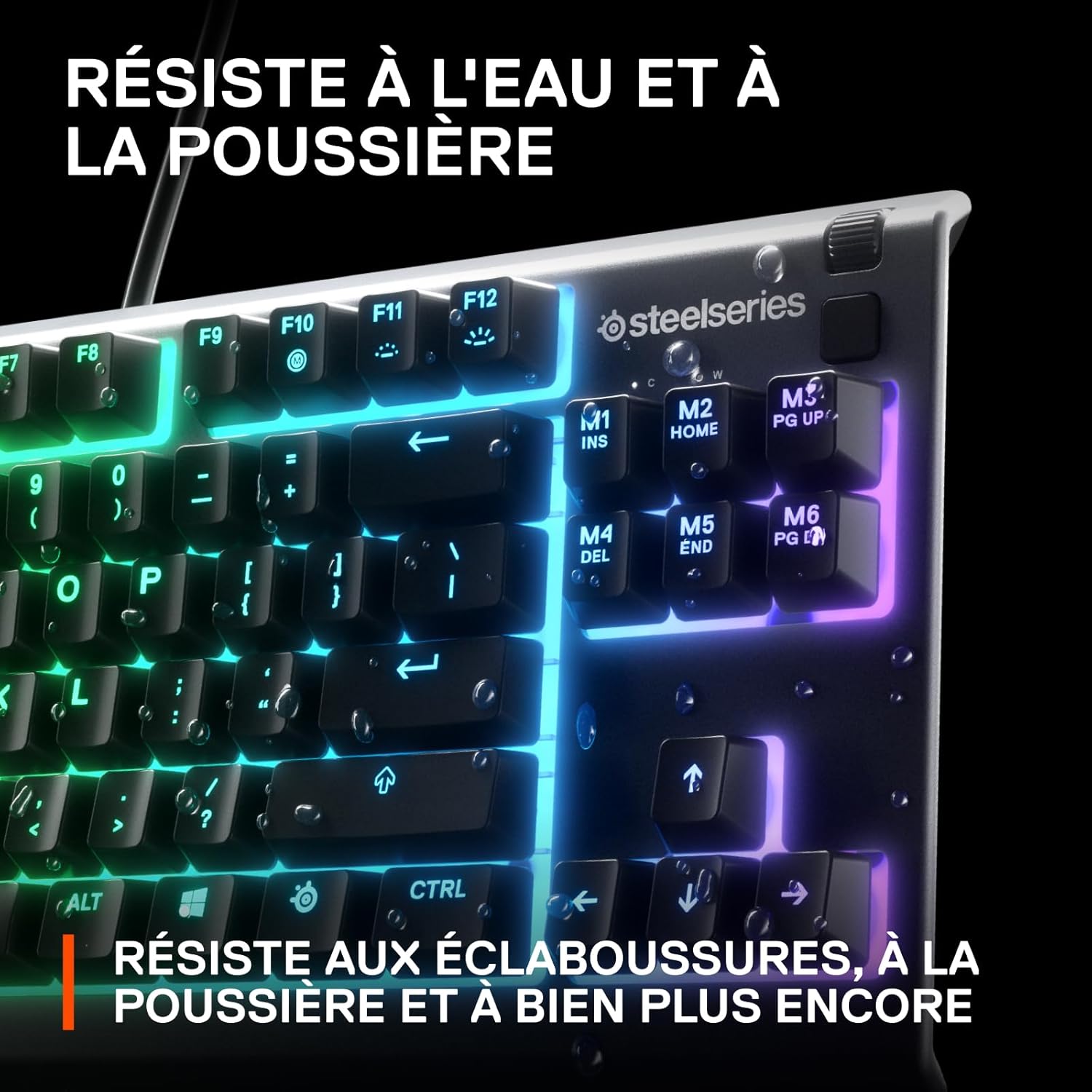 1732165010_83_SteelSeries-Apex-3-TKL-RVB-Clavier-gaming-Facteur-de SteelSeries Apex 3 TKL RVB Clavier gaming - Facteur de forme esports compact sans pavé numérique - Illumination RVB à 8 zones - Agencement Français AZERTY  ( <del>54,99€</del> - 39,99€ ) Shopping 