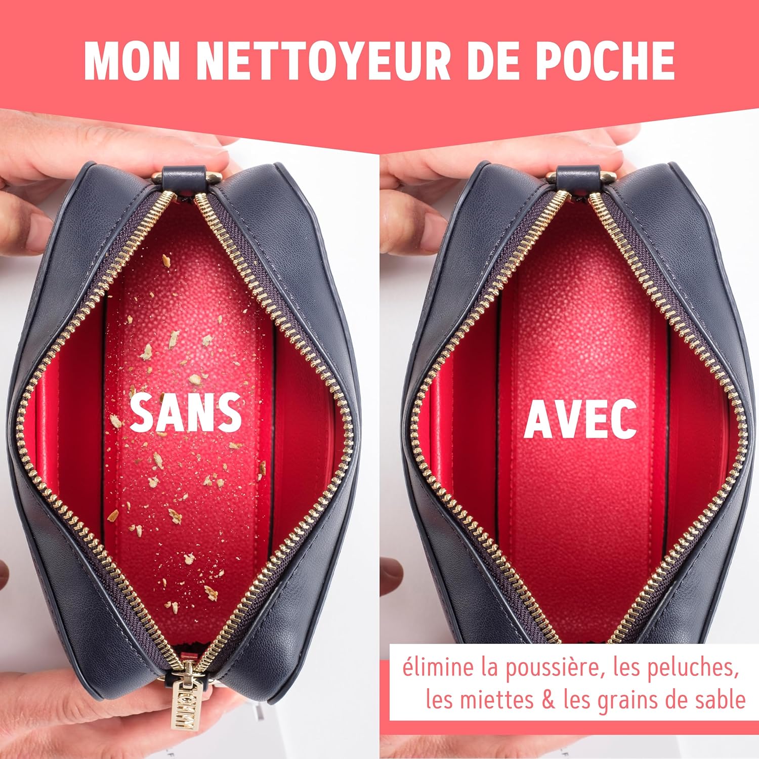 1732279812_161_Sauberkugel®-–-Boule-de-nettoyage-de-sac-reutilisable-–-Enleve Sauberkugel® – Boule de nettoyage de sac réutilisable – Enlève la saleté, les miettes et les peluches des sacs, valises, sacs à dos et cartables – Cadeau gadget  ( 8,30€ ) Shopping 