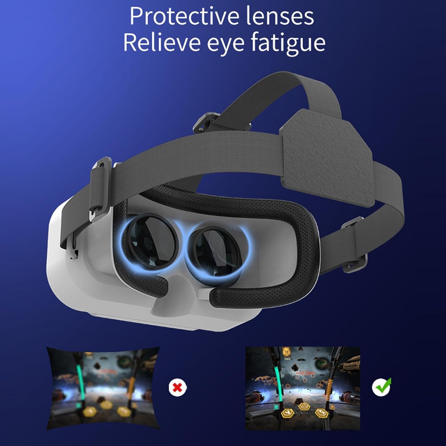 1732468456_62_Lunettes-VR-Casque-VR-Confortable-Pour-Telephone-Portable-Pour Lunettes VR - Casque VR Confortable Pour Téléphone Portable Pour Jeux 3D Et Vidéos VR Lunettes De Réalité Virtuelle Compatibles Avec Les Smartphones De 4,5 À 7 Pouces  ( 11,99€ ) Shopping 